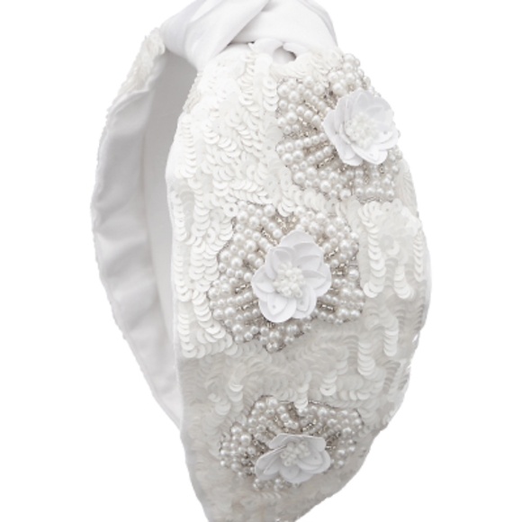 Pearl & Sequin Flower Headband - Picture 1 of 1